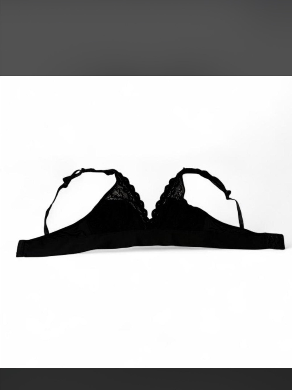 Marilyn Monroe Black Lace Triangle Bralette